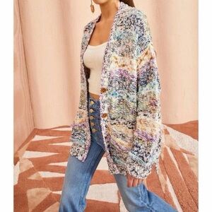 Ulla Johnson Handmade Lucinda Cotton Merino Wool Cardigan Size XS